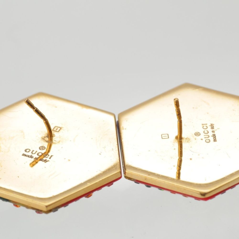 Gucci Gg Interlocking Colored Stone Earrings Acce… - image 7